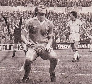 Leeds away fa cup 1977 to 78 action