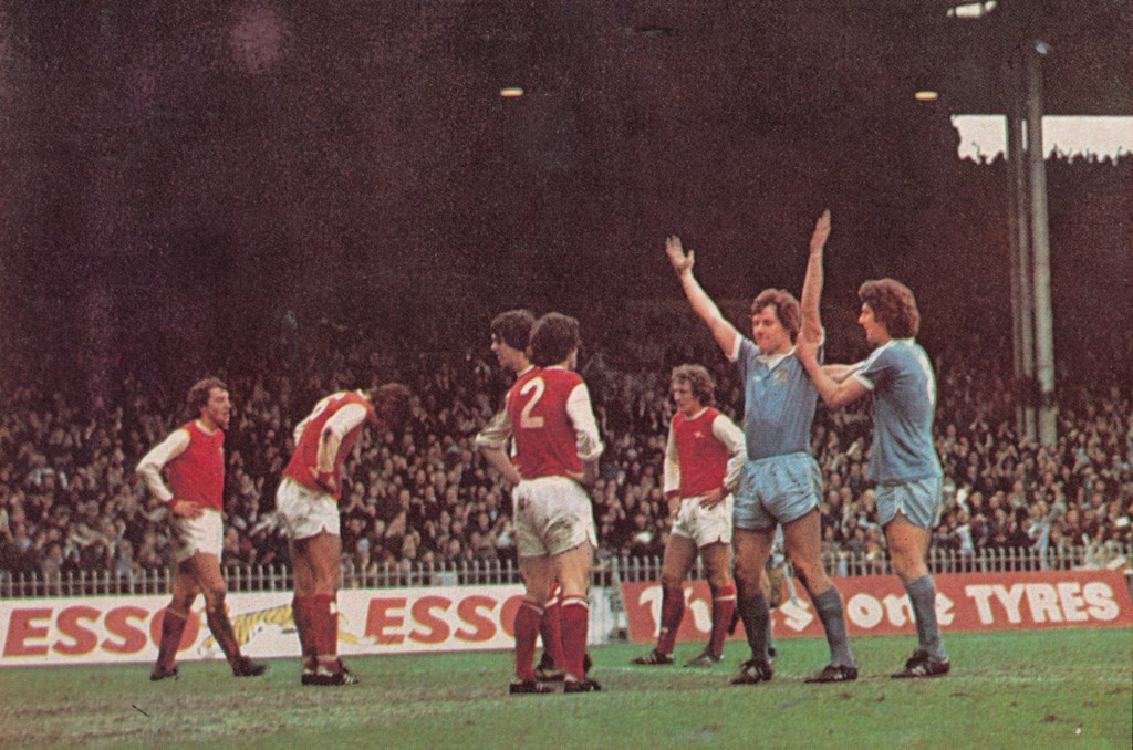 arsenal home 1976 to 77 royle goal