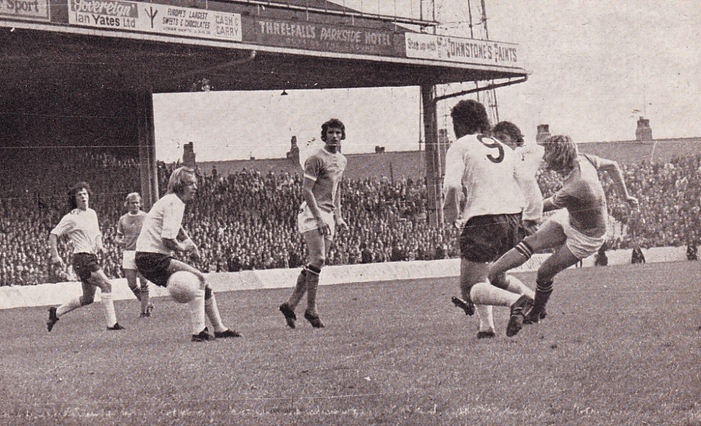 tottenham home 1972 to 73 1st marsh goal