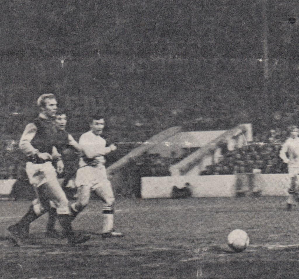 west ham home 1968 to 69 pardoe goal