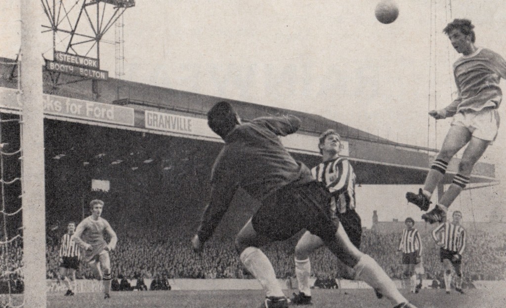 sheff utd home 1967 to 68 bowles 1st goal