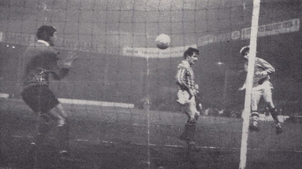 stoke home 1966 to 67 2nd Bell goal