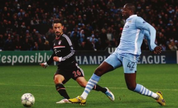 bayern munich home 2011 to 12 yaya goal