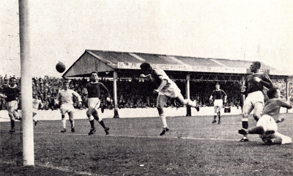rotherham away 1963 to 64 1st Kevan goal
