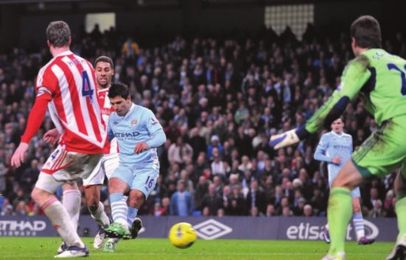 stoke home 2011 to 12 2nd aguero goal