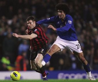 everton away 2011 to 12 action