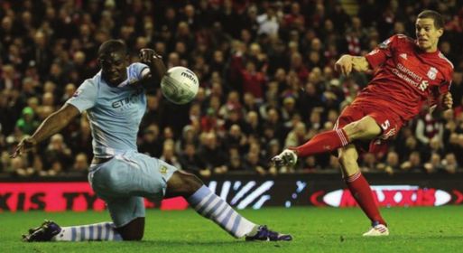 liverpool carling cup away 2011 to 12 micah handball