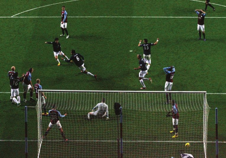 aston villa away 2011 to 12 lescott goal4