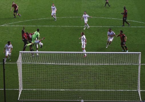 swansea away 2011 to 12 micah disallowed goal2