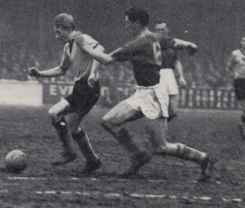 leeds away 1959 to 60 law debut goal