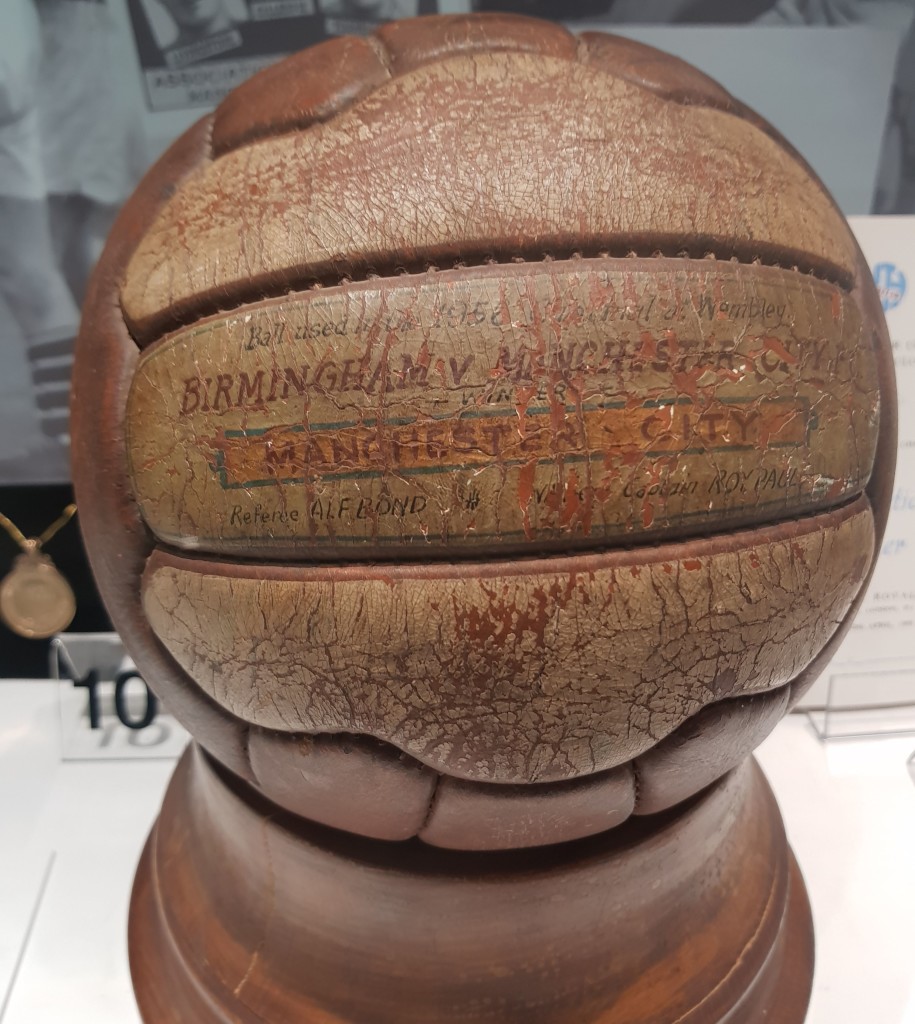 birmingham 1956 cup final ball in City museum