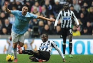 newcastle away 2013 to 14 nasri injury