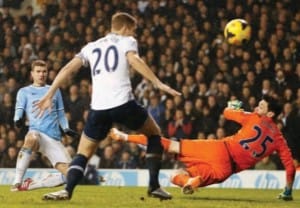 tottenham away 2013 to 14 djeko goal