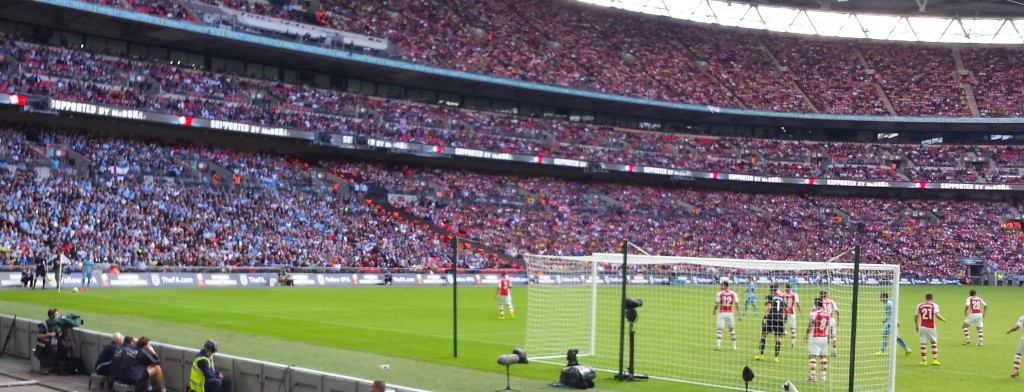 arsenal community shield 2014 to 15 action