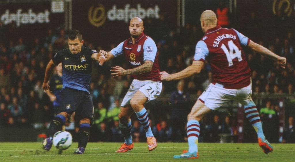 aston villa away 2014 to 15 aguero goal