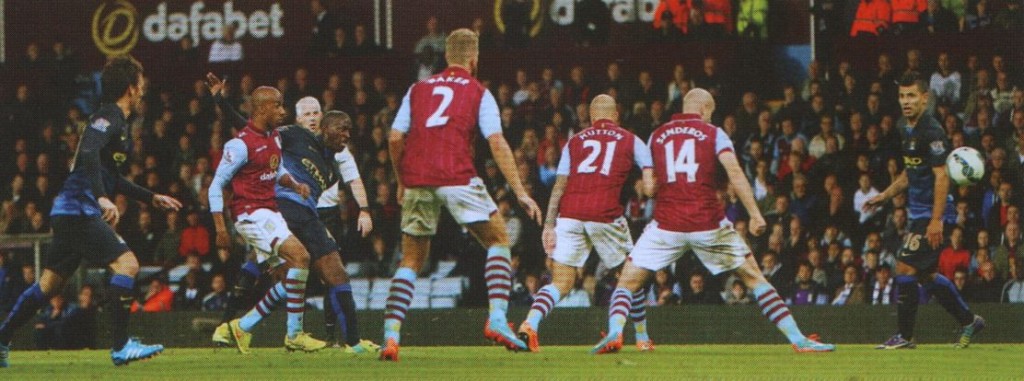 aston villa away 2014 to 15 yaya goal