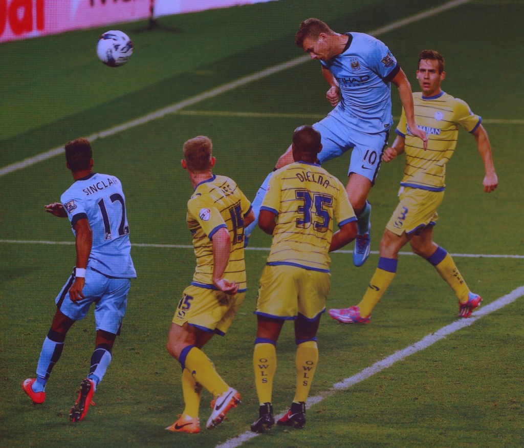 sheff weds league cup 2014 to 15 2nd dzeko goal