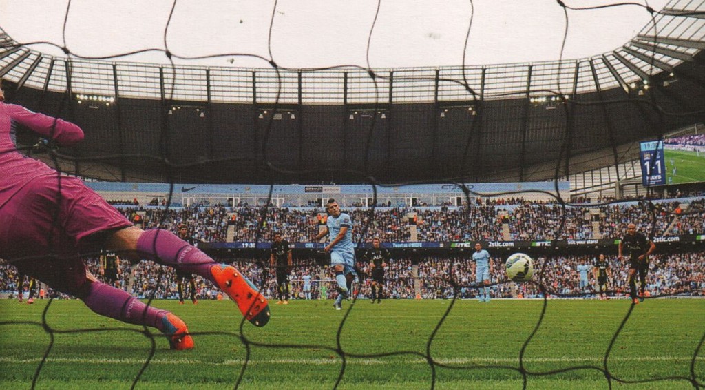 tottenham home 2014 to 15 aguero 2nd goal