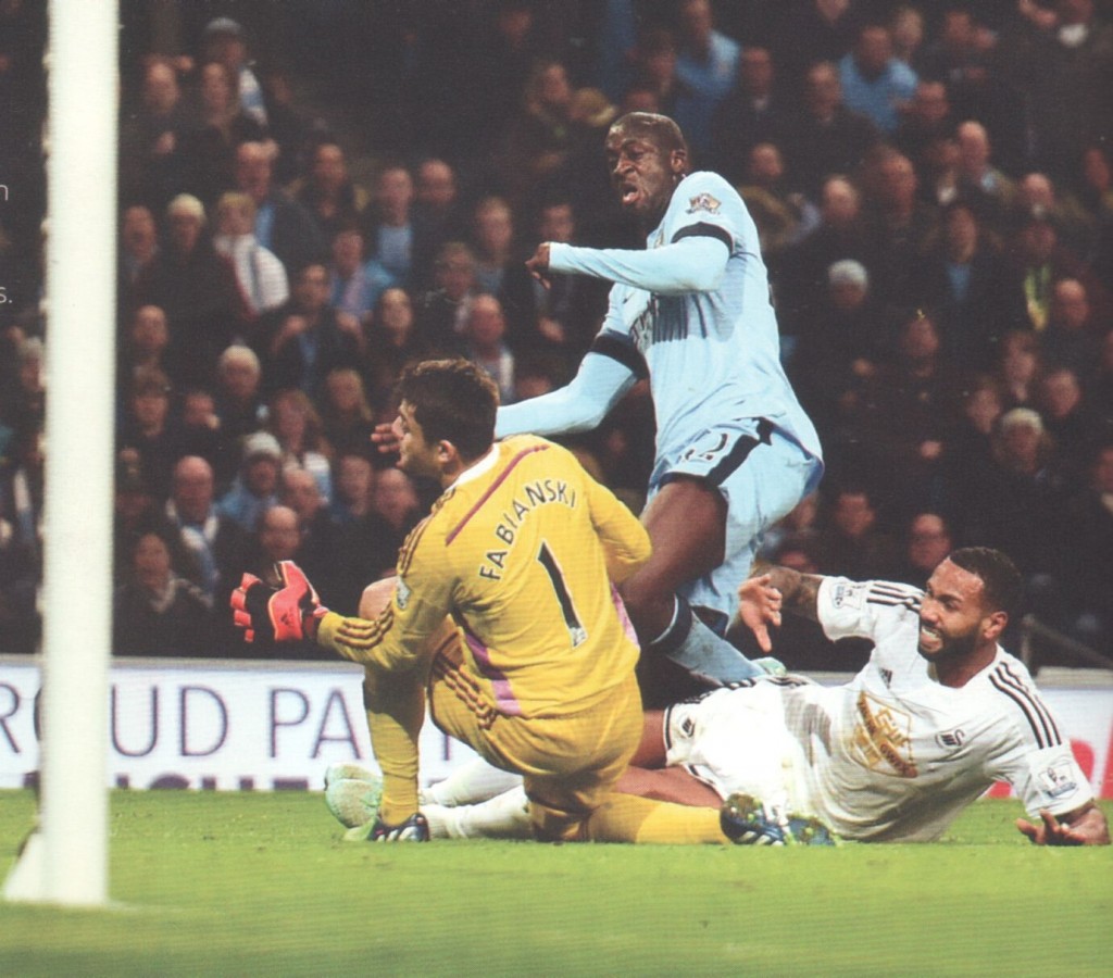 swansea home 2014 to 15 yaya goal