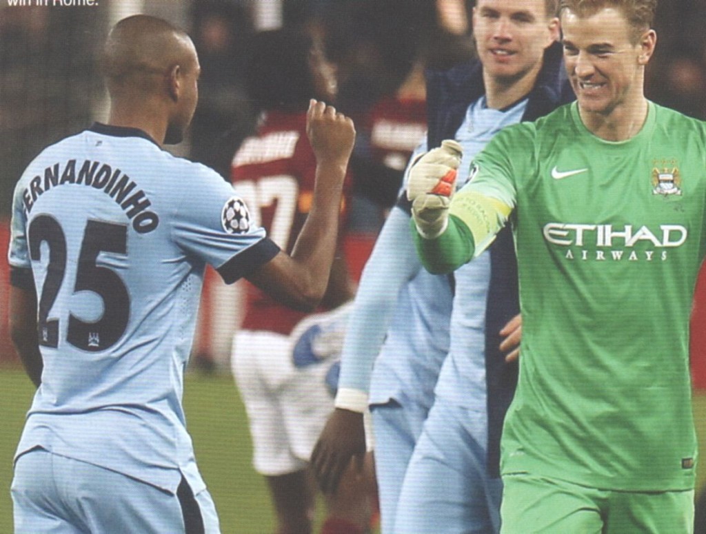 roma away 2014 to 15 celebrate