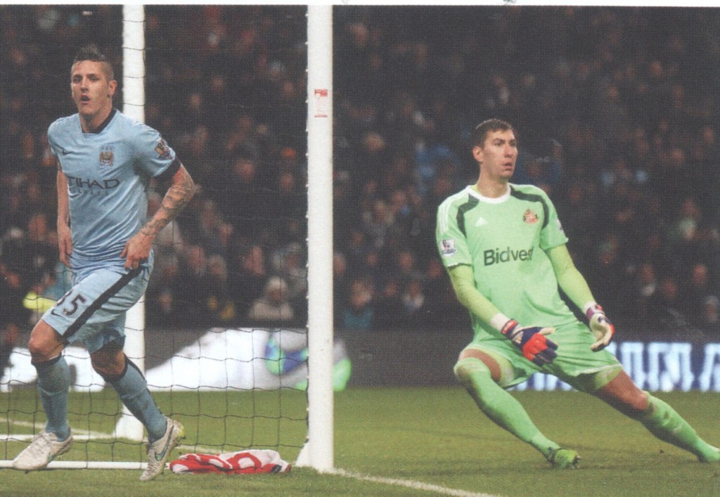 sunderland home 1914 to 15 jovetic goal