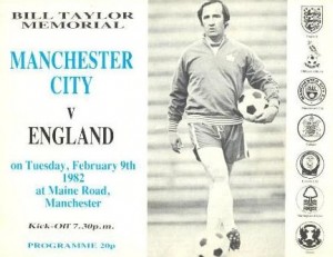 bill taylor memorial game 1981 to 82 prog