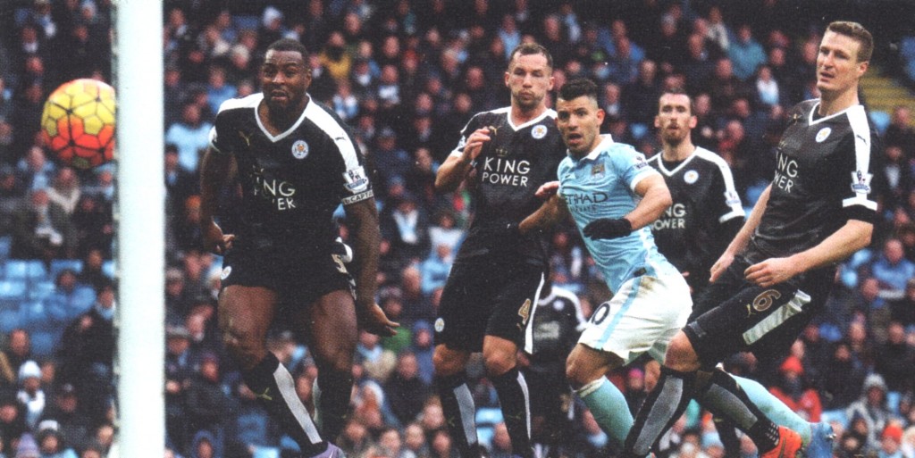 leicester home 2015 to 16 aguero goal