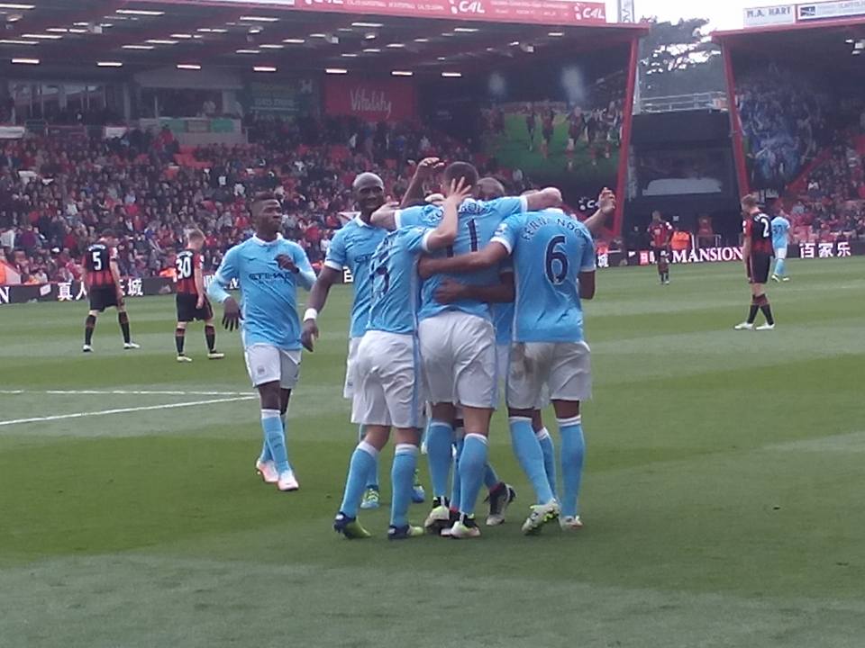 bournmouth away 2015 to 16 kolarov goal