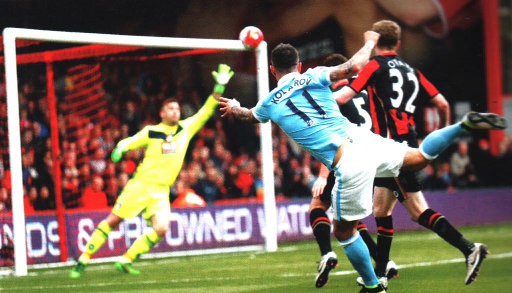 bournmouth away 2015 to 16 kolarov goal2