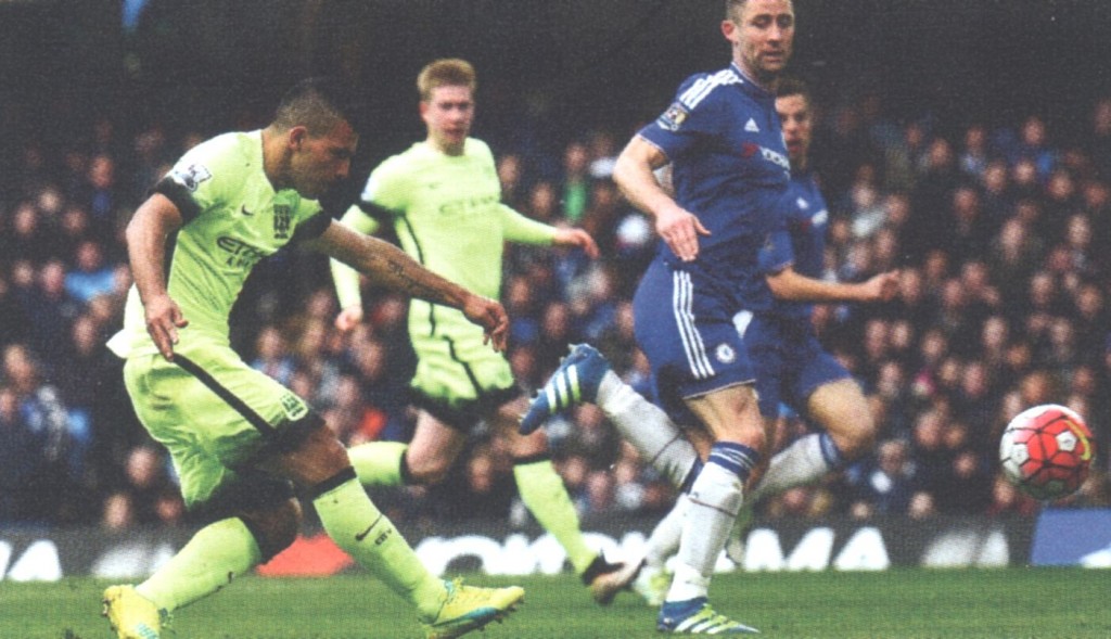 chelsea away 2015 to 16 aguero 2nd goal