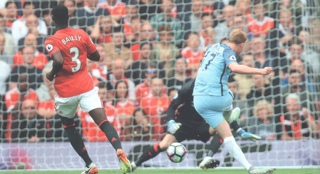 manchester united away 2016 to 17 de bruyne goal