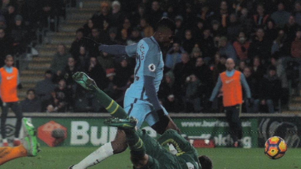 hull away 2016 to 17 iheanacho goal