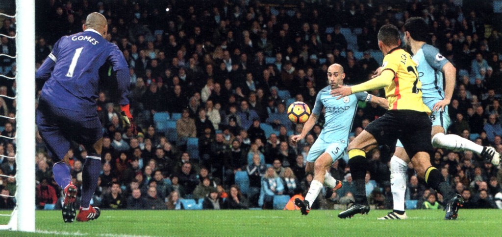 watford home 2016 to 17 zabaleta goal
