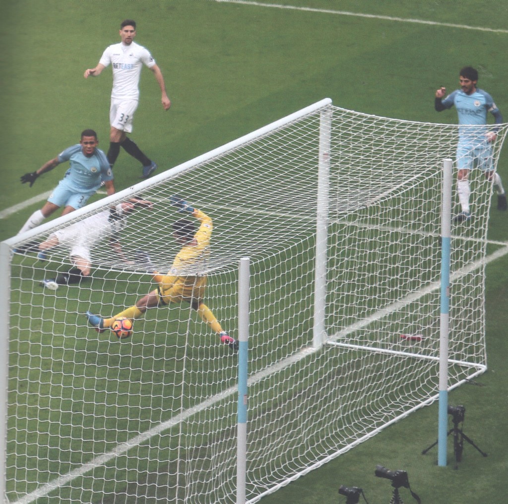 swansea home 2016 to 17 first g jesus goal