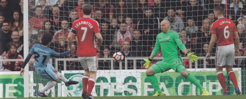 middlesbrough fa cup 2016 to 17 silva goal