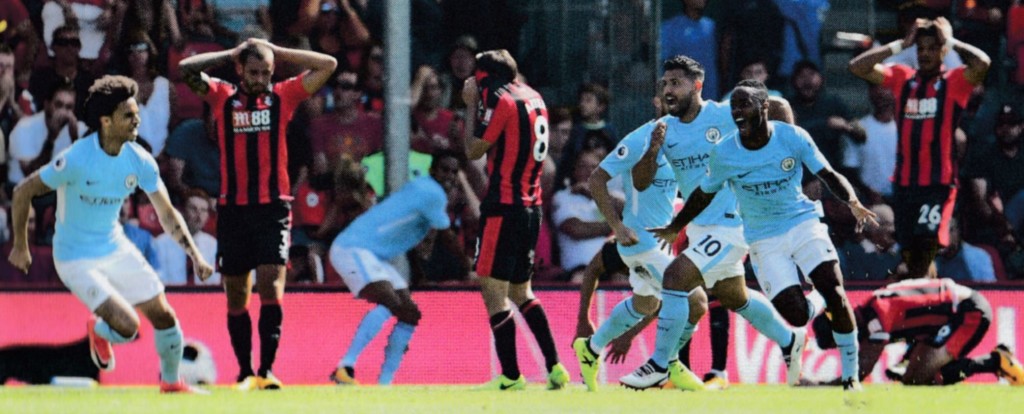 bournemouth away 2017 to 18 sterling goal2