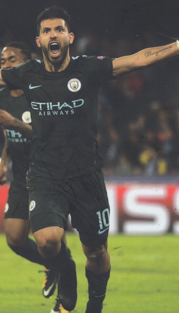 napoli away 2017 to 18 aguero goal