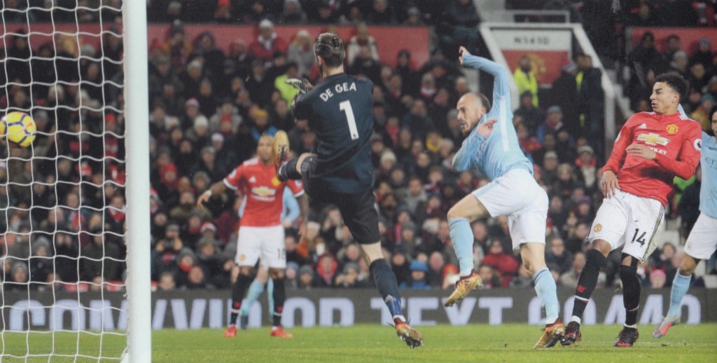 man united away 2017 to 18 silva goal