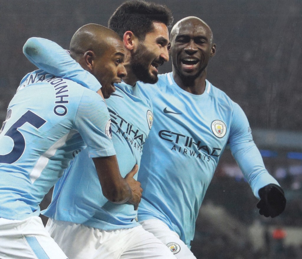 tottenham home 2017 to 18 gundogan goal