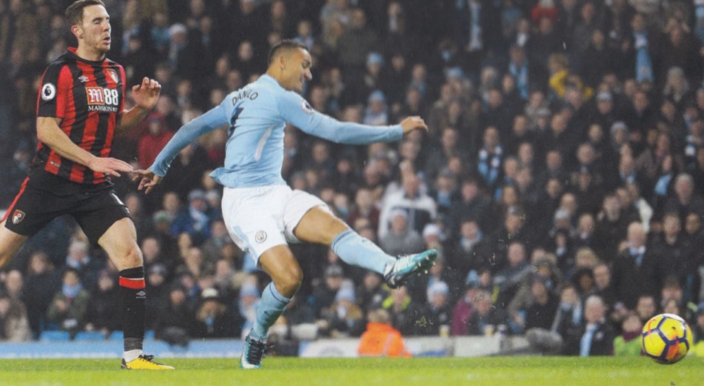 bournemouth home 2017 to 18 danilo goal