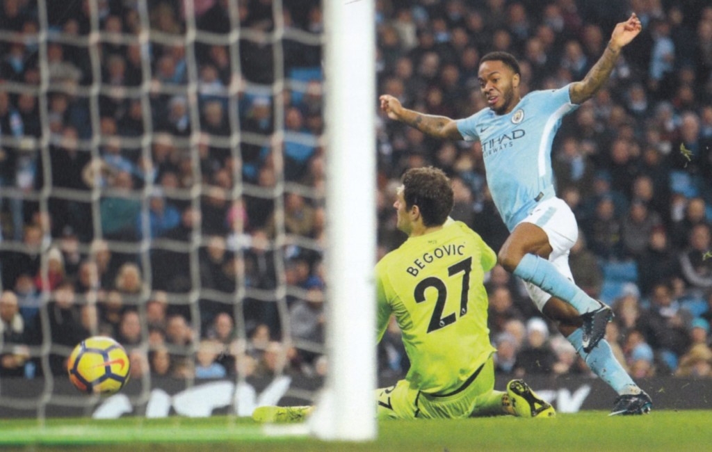 bournemouth home 2017 to 18 sterling goal