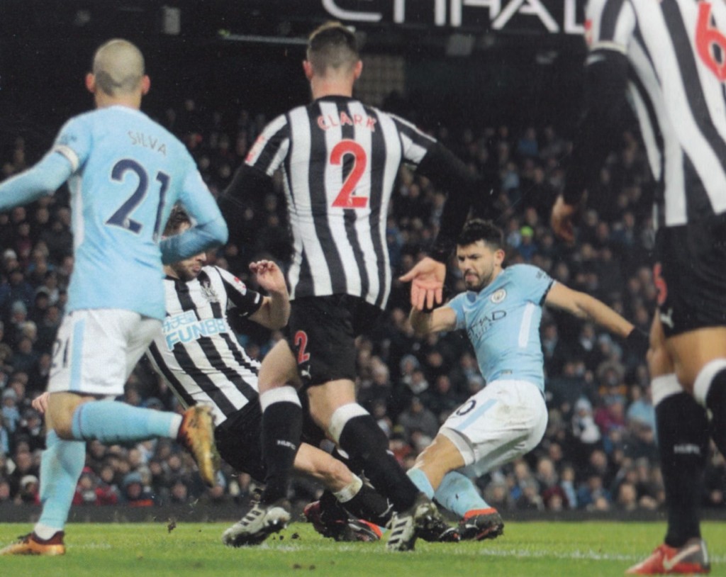 newcastle home 2017 to 18 aguero 3rd goal