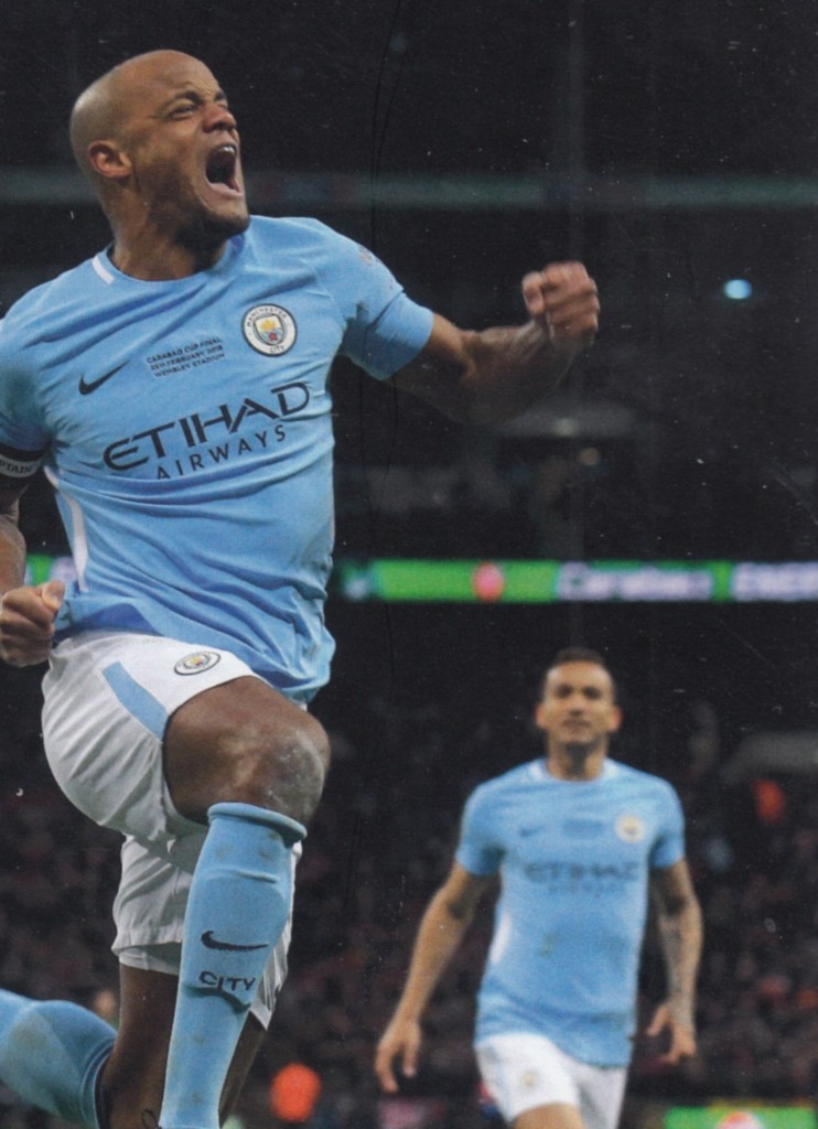 arsenal league cup final 2017 to 18 kompany goal