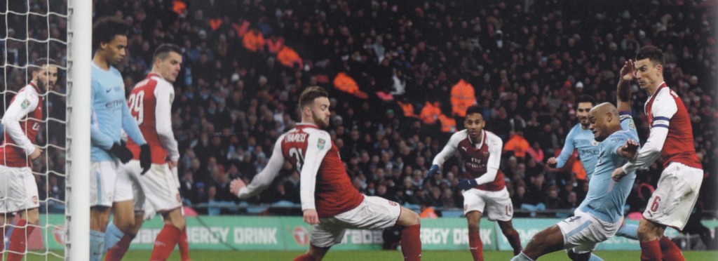 arsenal league cup final 2017 to 18 kompany goal.2