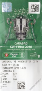 arsenal league cup final 2018 ticket