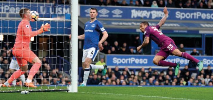 everton away 2017 to 18 jesus goal