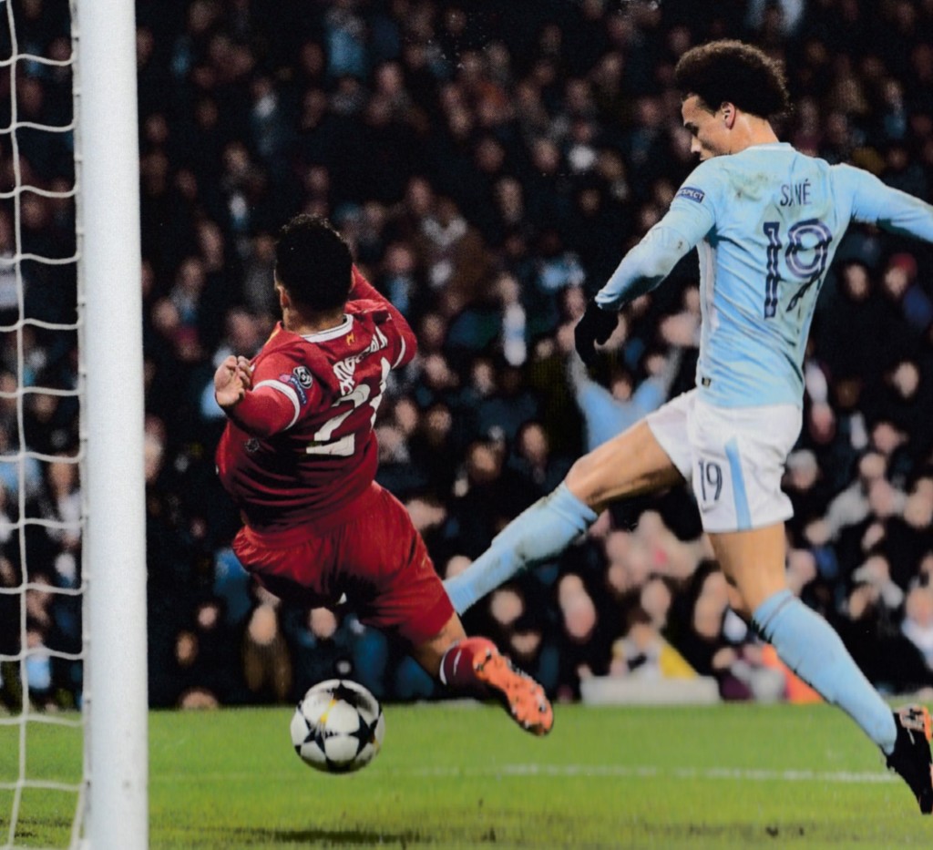 liverpool home champions league 2017 to 18 sane wrongly disallowed goal