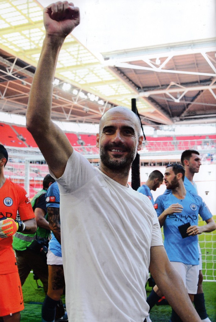 Chelsea Comunity shield 2018 to 19 celebrations pep