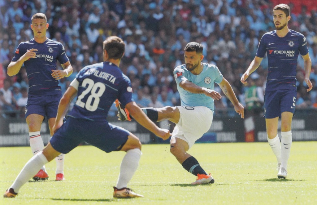 Chelsea Comunity shield 2018 to 19 sergio 200th goal