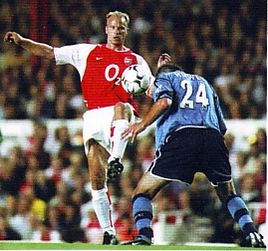 Arsenal away 2002 to 03 action